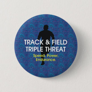 Chapa Redonda De 5 Cm Amenaza triple de pista TOP
