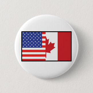 Chapa Redonda De 5 Cm América Canadá