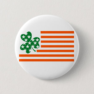 Chapa Redonda De 5 Cm Americano irlandés