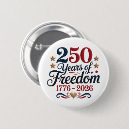 Chapa Redonda De 5 Cm America's 250th Anniversary Americana