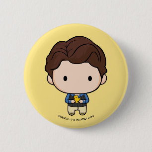 Chapa Redonda De 5 Cm AMIGOS™   Chandler Chibi