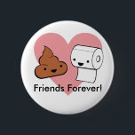 Chapa Redonda De 5 Cm amigos para siempre, amigos para siempre!<br><div class="desc">Un pin para mostrar el verdadero amor (:</div>