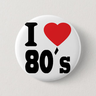 Chapa Redonda De 5 Cm Amo 80 ´s