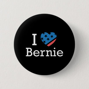 Chapa Redonda De 5 Cm Amo a Bernie