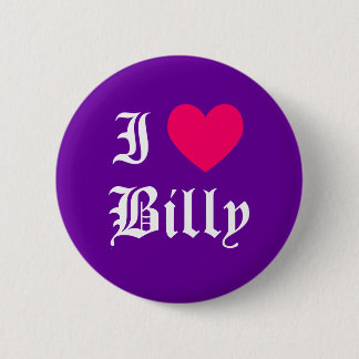 Chapa Redonda De 5 Cm Amo A Billy