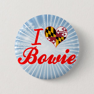 Chapa Redonda De 5 Cm Amo a Bowie, Maryland