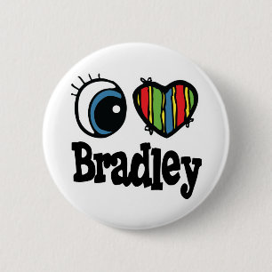 Chapa Redonda De 5 Cm Amo a Bradley
