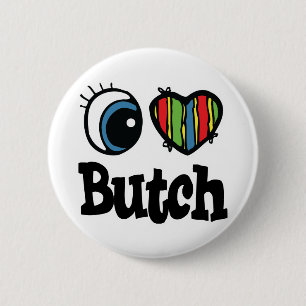 Chapa Redonda De 5 Cm Amo a Butch
