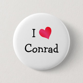 Chapa Redonda De 5 Cm Amo a Conrad