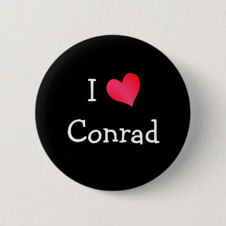 Chapa Redonda De 5 Cm Amo a Conrad