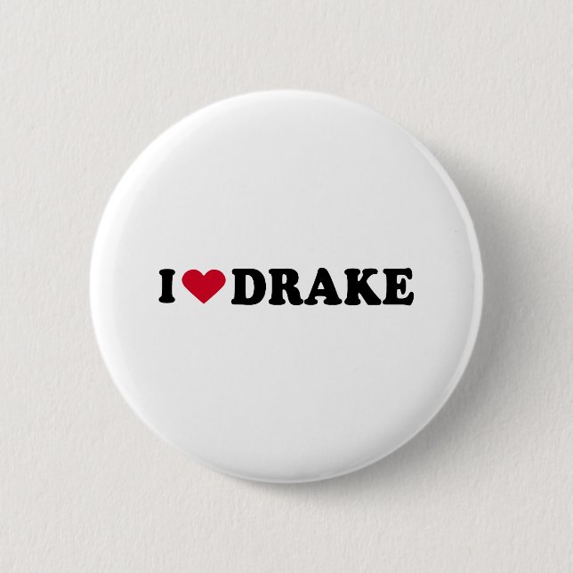 CHAPA REDONDA DE 5 CM AMO A DRAKE (Anverso)