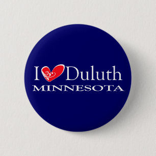 Chapa Redonda De 5 Cm Amo a Duluth Minnesota