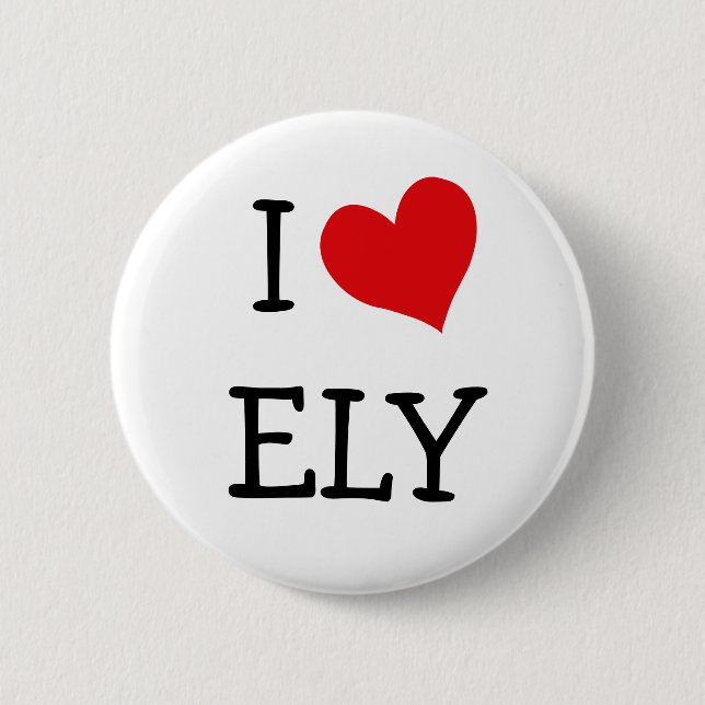 Chapa Redonda De 5 Cm Amo a Ely (Anverso)