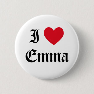 Chapa Redonda De 5 Cm Amo a Emma