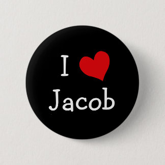 Chapa Redonda De 5 Cm Amo a Jacob