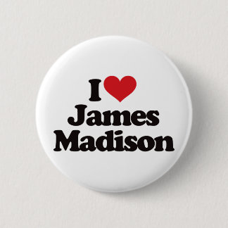 Chapa Redonda De 5 Cm Amo a James Madison