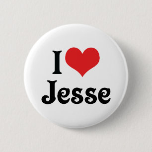 Chapa Redonda De 5 Cm Amo a Jesse