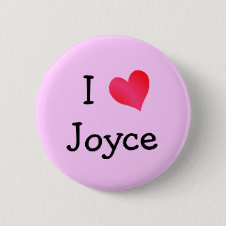 Chapa Redonda De 5 Cm Amo a Joyce