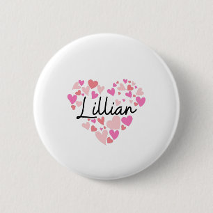 Chapa Redonda De 5 Cm Amo a Lillian