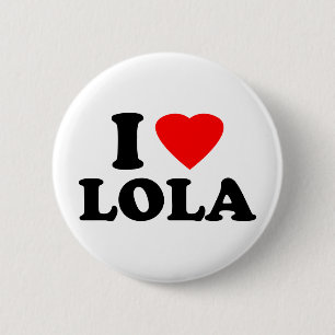 Chapa Redonda De 5 Cm Amo a Lola
