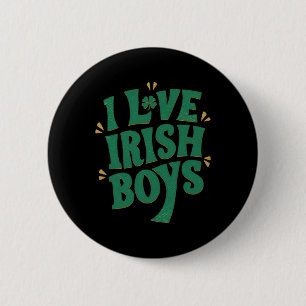 Chapa Redonda De 5 Cm Amo A Los Niños Irlandeses Que Corazón Niños Irlan