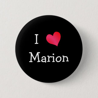 Chapa Redonda De 5 Cm Amo a Marion