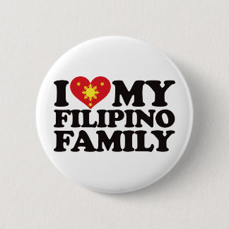 Chapa Redonda De 5 Cm Amo a mi familia filipina