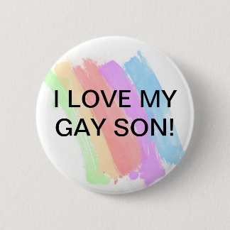 Chapa Redonda De 5 Cm Amo a mi hijo gay