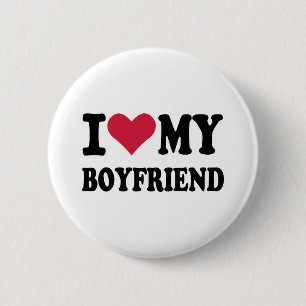 Chapa Redonda De 5 Cm Amo a mi novio