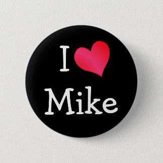 Chapa Redonda De 5 Cm Amo A Mike