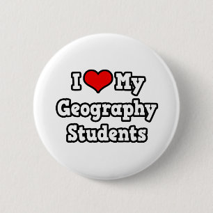 Chapa Redonda De 5 Cm Amo A Mis Estudiantes De Geografía