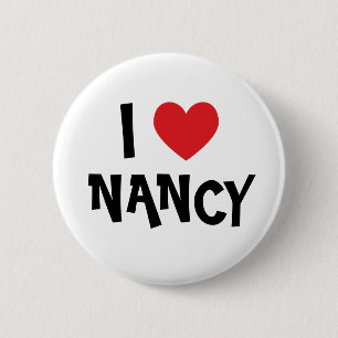 Chapa Redonda De 5 Cm Amo a Nancy)