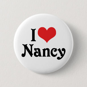 Chapa Redonda De 5 Cm Amo a Nancy