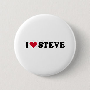 CHAPA REDONDA DE 5 CM AMO A STEVE