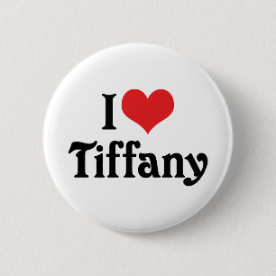 Chapa Redonda De 5 Cm Amo a Tiffany