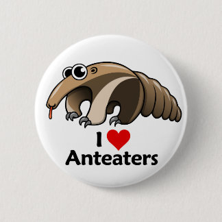 Chapa Redonda De 5 Cm Amo Anteaters