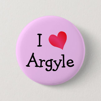 Chapa Redonda De 5 Cm Amo Argyle