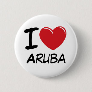 Chapa Redonda De 5 Cm Amo Aruba