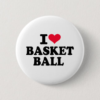 Chapa Redonda De 5 Cm Amo baloncesto