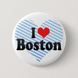 Chapa Redonda De 5 Cm Amo Boston