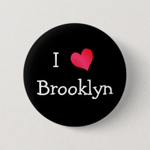 Chapa Redonda De 5 Cm Amo Brooklyn