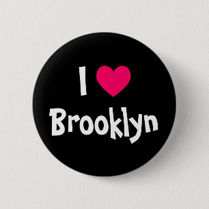 Chapa Redonda De 5 Cm Amo Brooklyn