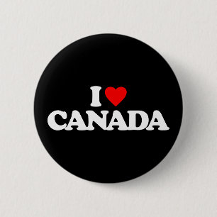 CHAPA REDONDA DE 5 CM AMO CANADÁ