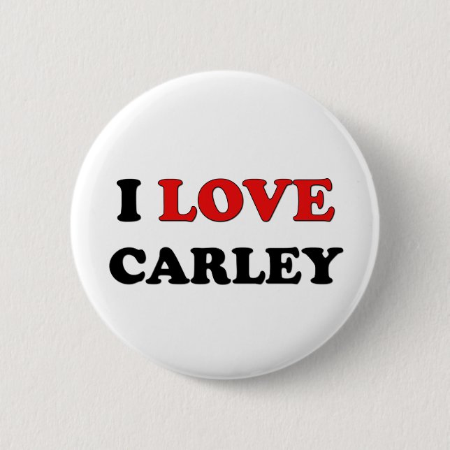 Chapa Redonda De 5 Cm Amo Carley (Anverso)