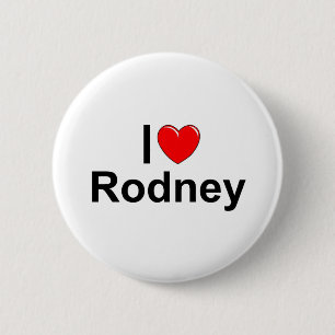 Chapa Redonda De 5 Cm Amo (corazón) a Rodney
