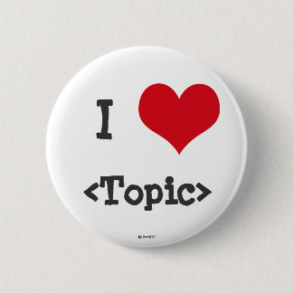 Chapa Redonda De 5 Cm Amo el __