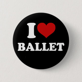 Chapa Redonda De 5 Cm Amo el ballet