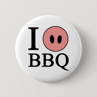 Chapa Redonda De 5 Cm Amo el Bbq