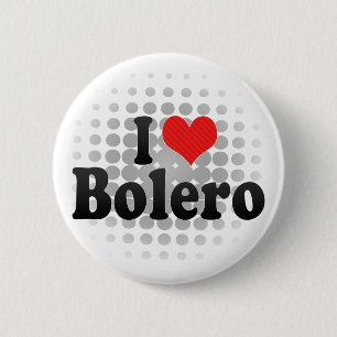 Chapa Redonda De 5 Cm Amo el bolero