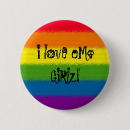 Chapa Redonda De 5 Cm ¡amo el eMo GiRlz!